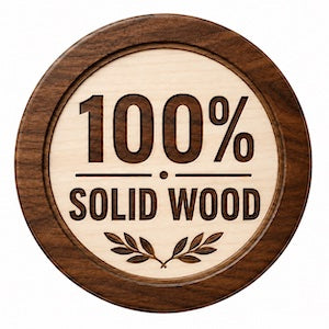 100% Solid Wood
