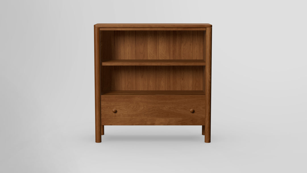 Childspose 36 Inch Bookcase With Drawer
