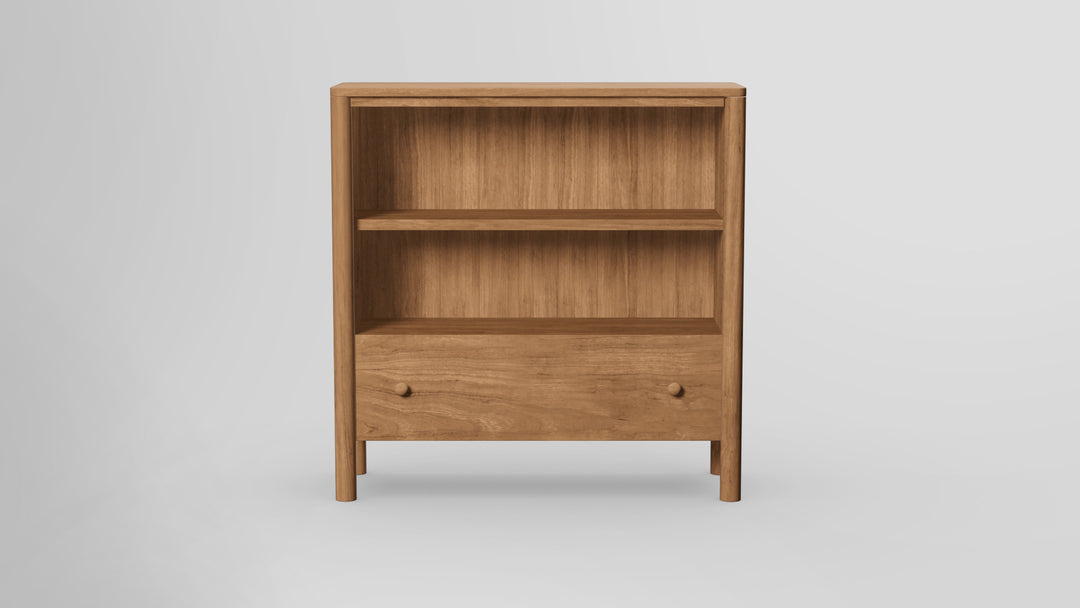 Childspose 36 Inch Bookcase With Drawer