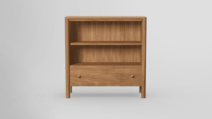 Childspose 36 Inch Bookcase With Drawer