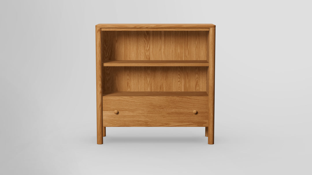 Childspose 36 Inch Bookcase With Drawer