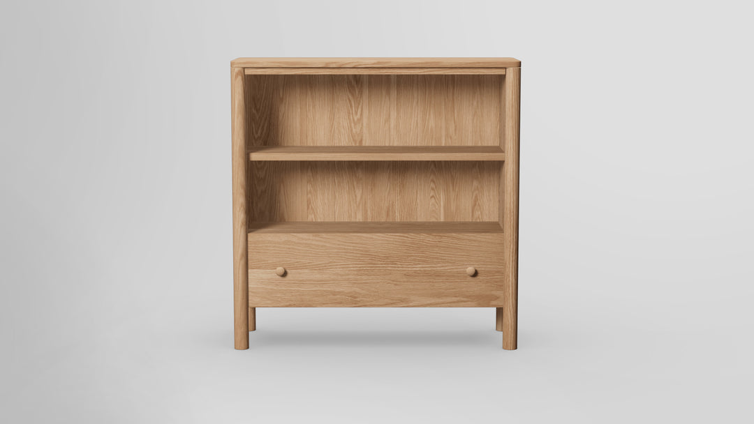 Childspose 36 Inch Bookcase With Drawer