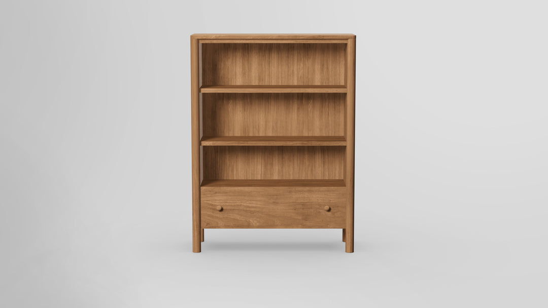 Childspose 48 Inch Bookcase With Drawer