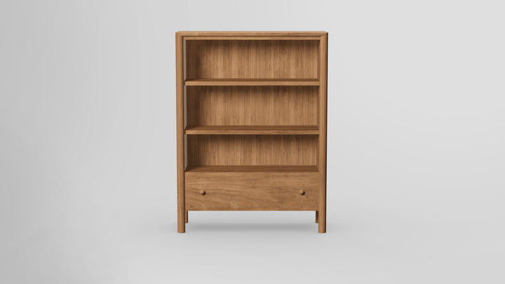 Childspose 48 Inch Bookcase With Drawer