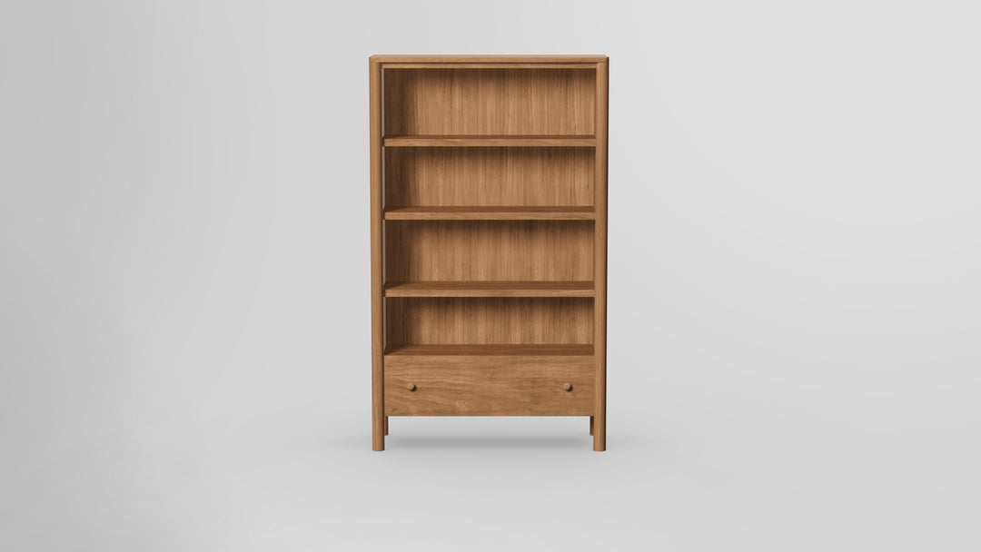 Childspose 60 Inch Bookcase With Drawer