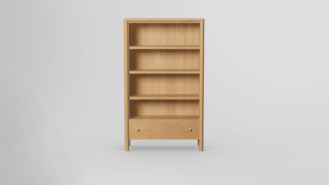Childspose 60 Inch Bookcase With Drawer