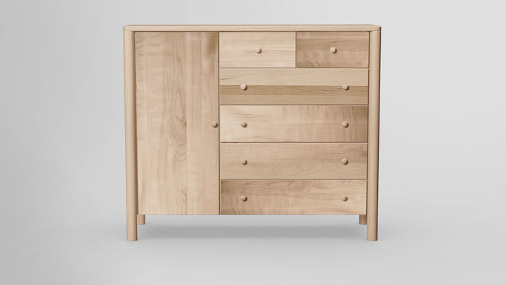 Childspose 6 Drawer Chest Combo Left Wardrobe
