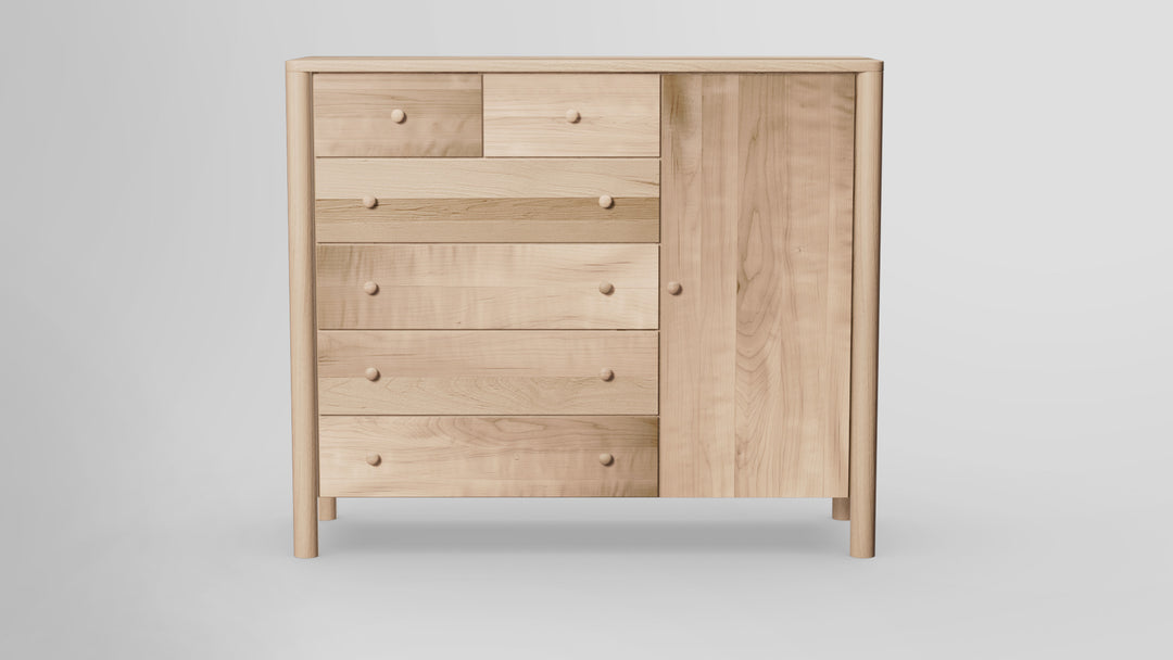 Childspose 6 Drawer Chest Combo Right Wardrobe