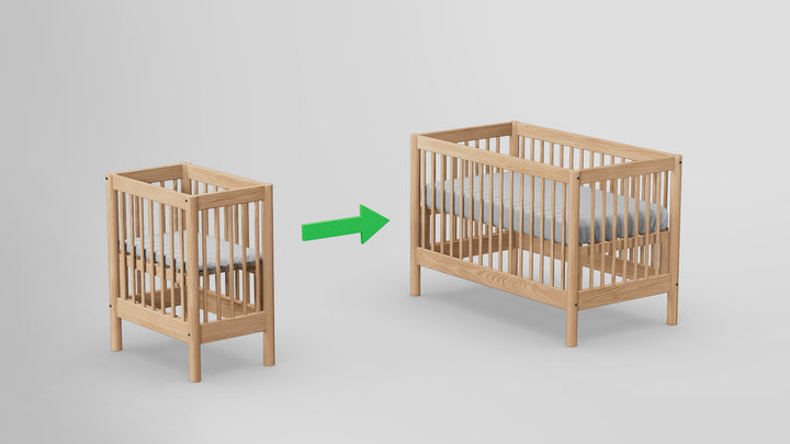 Childspose Convertible Bassinet To Crib Combo