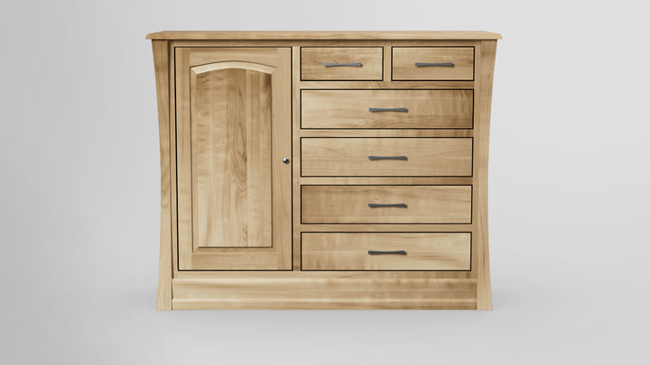 Clover Green 6 Drawer Chest Combo Left Wardrobe