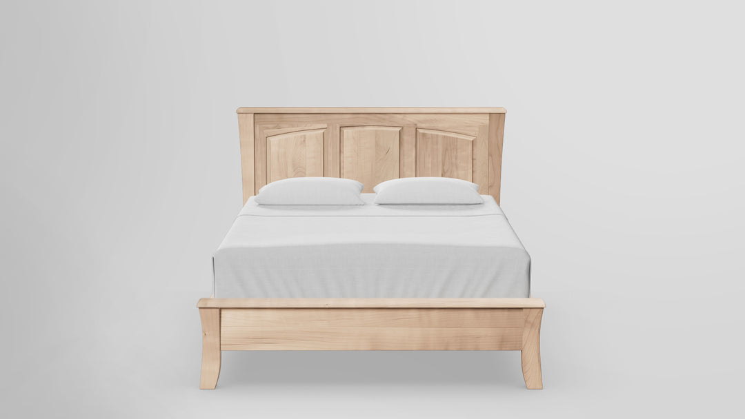 Clover Green Bed 45in Panel Headboard Low Footboard