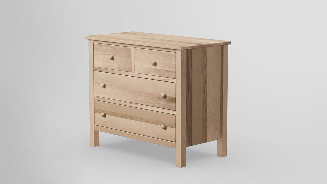 Footprint 4 Drawer Dresser | Organic Solid Wood
