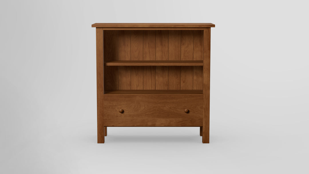 Footprint 36 Inch Bookcase With Drawer