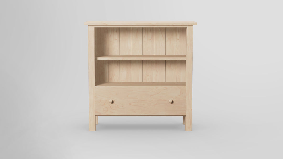 Footprint 36 Inch Bookcase With Drawer