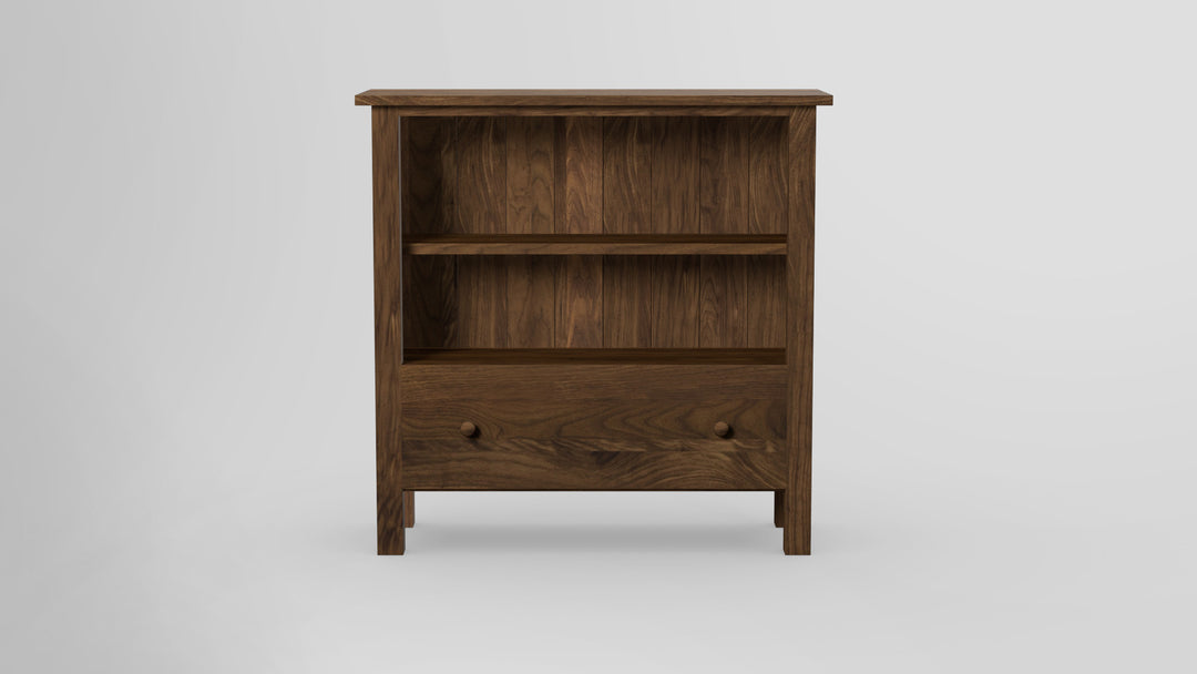 Footprint 36 Inch Bookcase With Drawer
