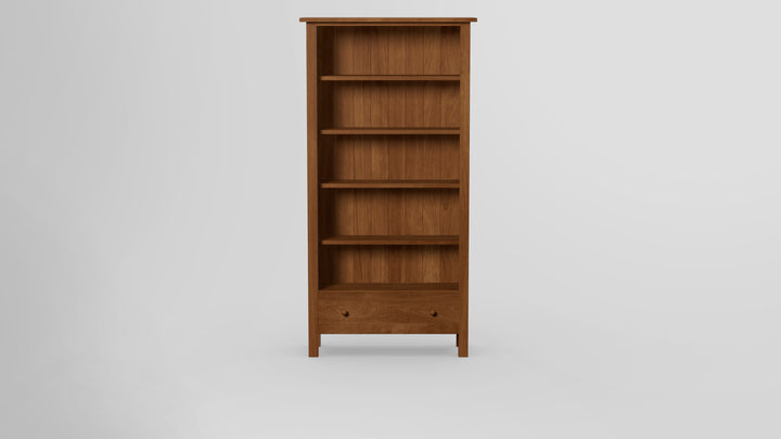 Footprint 72 Inch Bookcase With Drawer