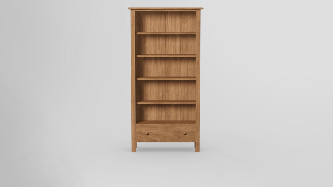 Footprint 72 Inch Bookcase With Drawer