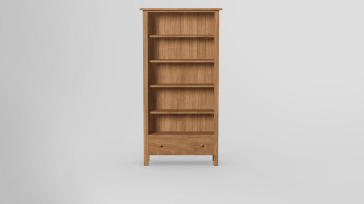 Footprint 72 Inch Bookcase With Drawer