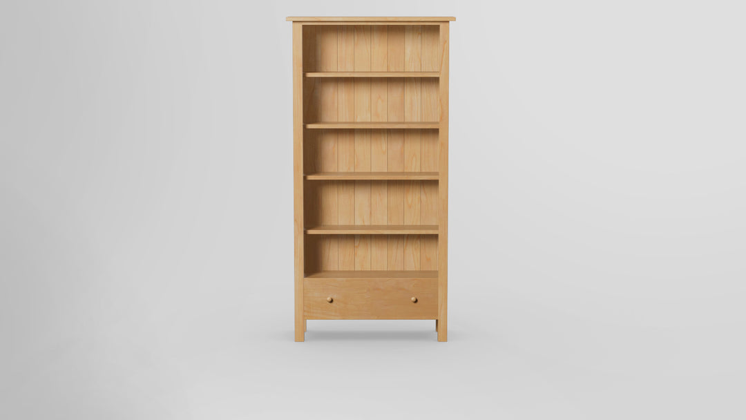 Footprint 72 Inch Bookcase With Drawer