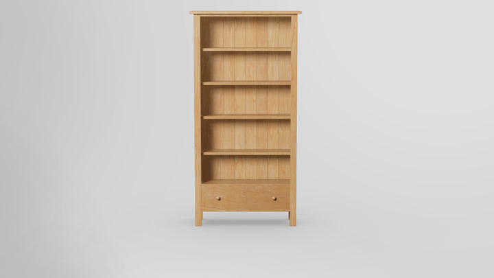 Footprint 72 Inch Bookcase With Drawer