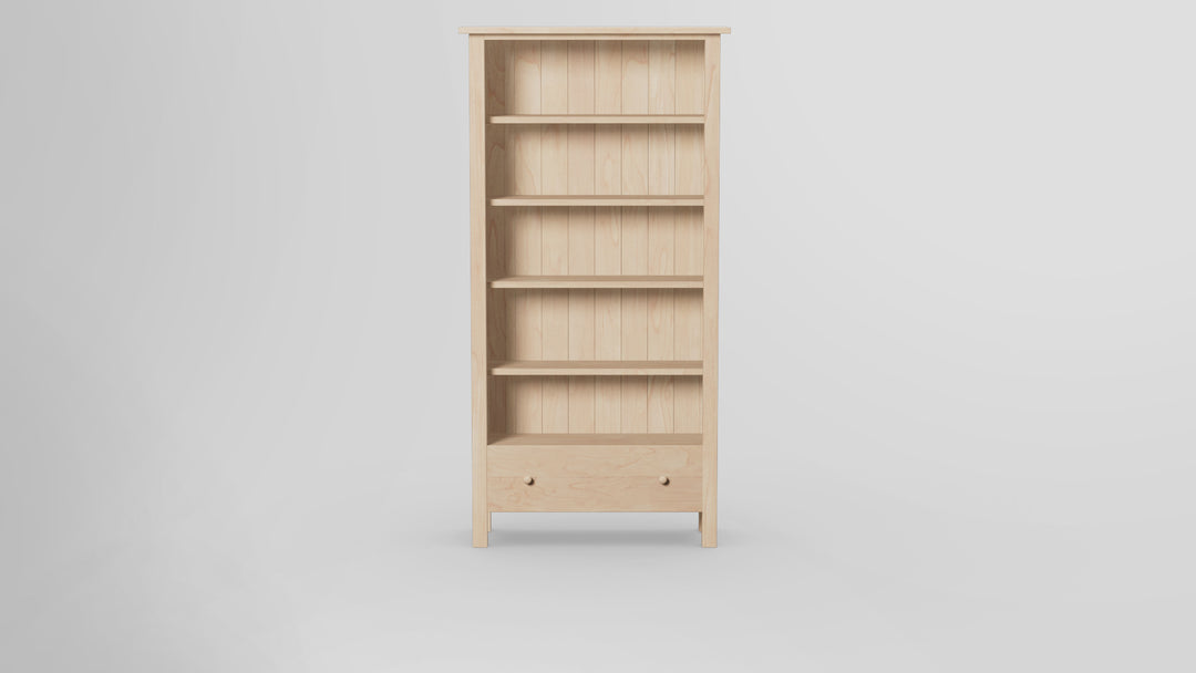 Footprint 72 Inch Bookcase With Drawer
