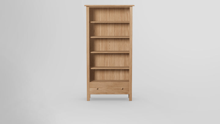Footprint 72 Inch Bookcase With Drawer