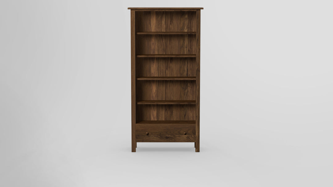 Footprint 72 Inch Bookcase With Drawer