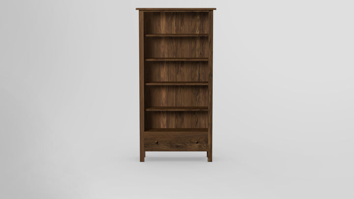 Footprint 72 Inch Bookcase With Drawer