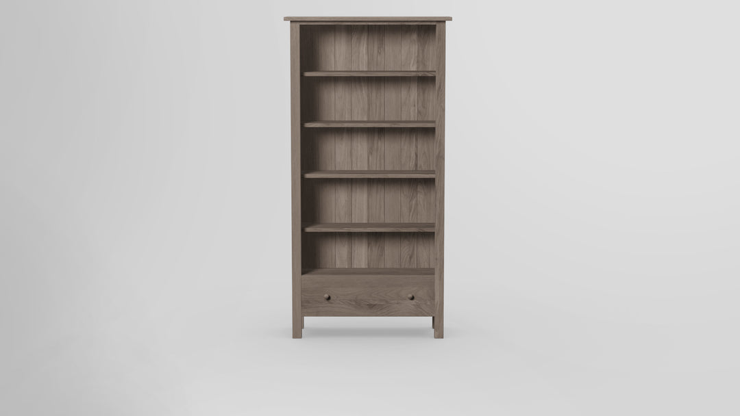 Footprint 72 Inch Bookcase With Drawer
