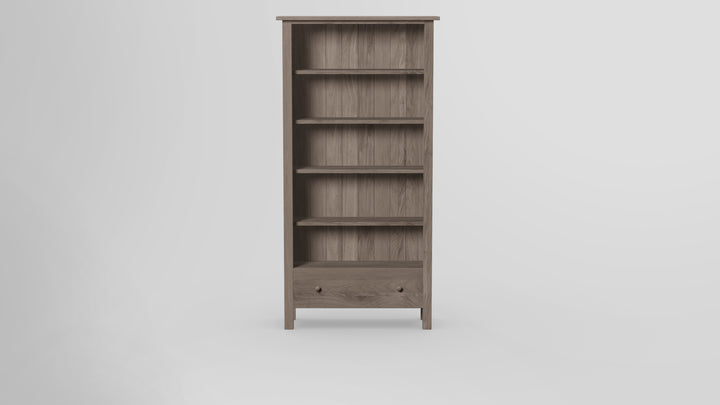 Footprint 72 Inch Bookcase With Drawer