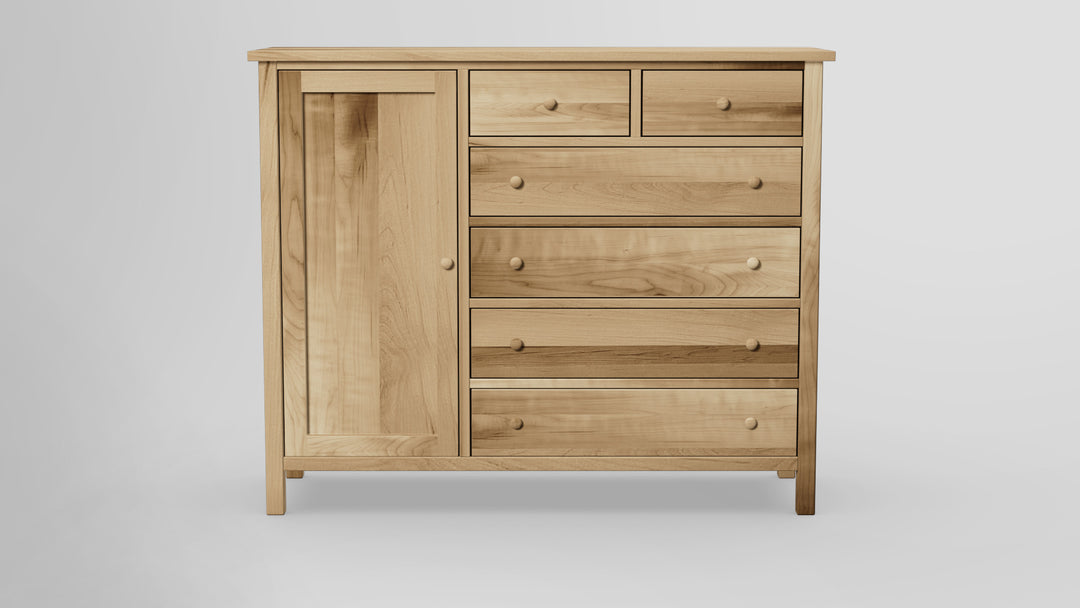 Footprint 6 Drawer Chest Combo Left Wardrobe