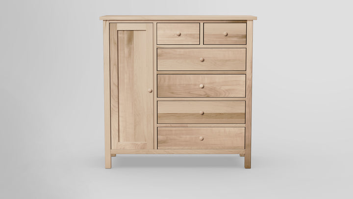 Footprint 6 Drawer Chest Combo Left Wardrobe