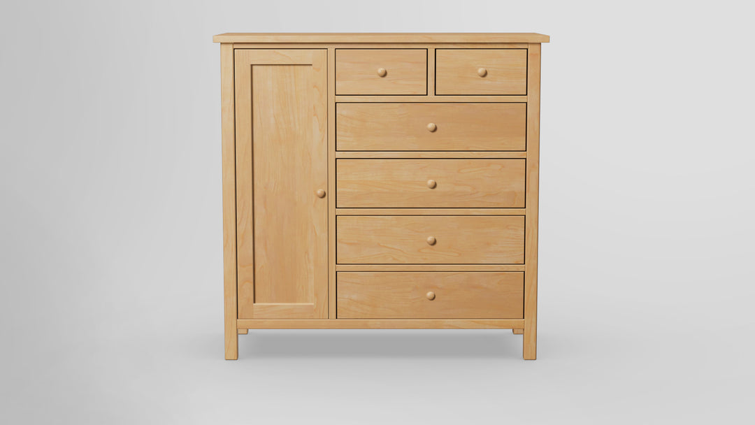 Footprint 6 Drawer Chest Combo Left Wardrobe