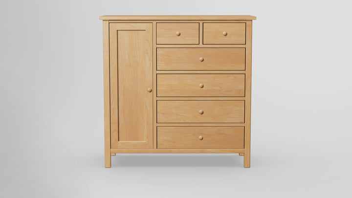 Footprint 6 Drawer Chest Combo Left Wardrobe