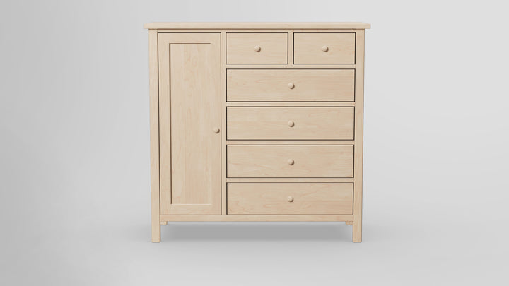 Footprint 6 Drawer Chest Combo Left Wardrobe