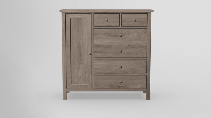 Footprint 6 Drawer Chest Combo Left Wardrobe