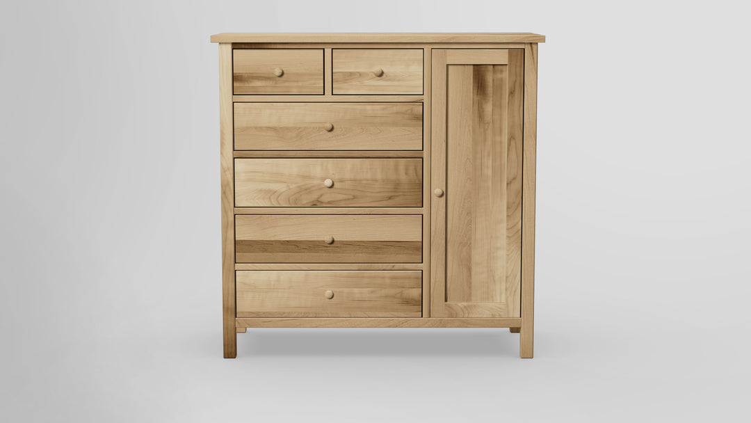 Footprint 6 Drawer Chest Combo Right Wardrobe