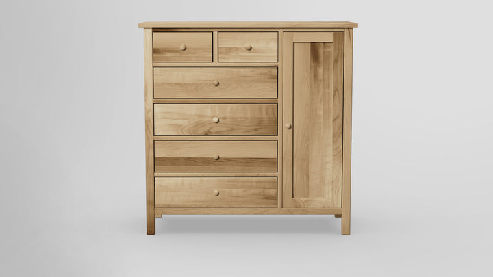 Footprint 6 Drawer Chest Combo Right Wardrobe