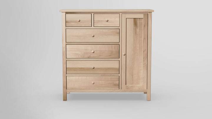 Footprint 6 Drawer Chest Combo Right Wardrobe