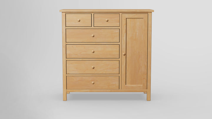 Footprint 6 Drawer Chest Combo Right Wardrobe