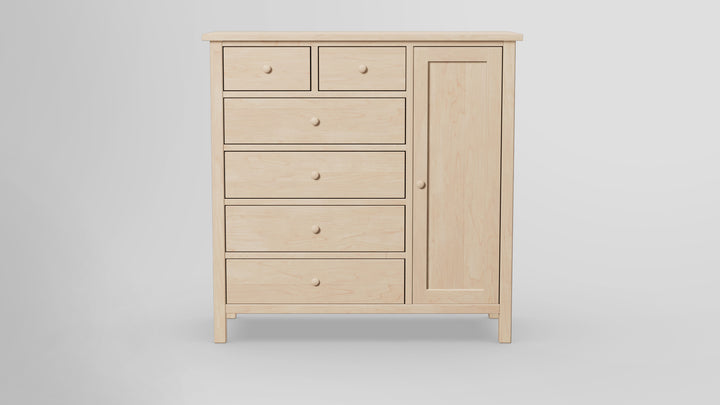 Footprint 6 Drawer Chest Combo Right Wardrobe