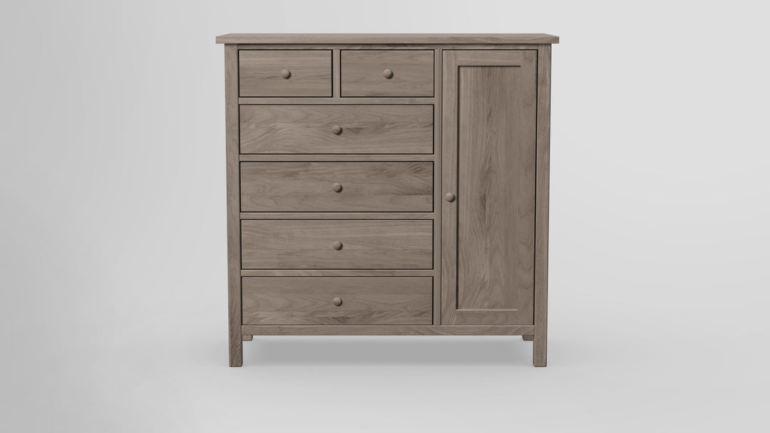 Footprint 6 Drawer Chest Combo Right Wardrobe