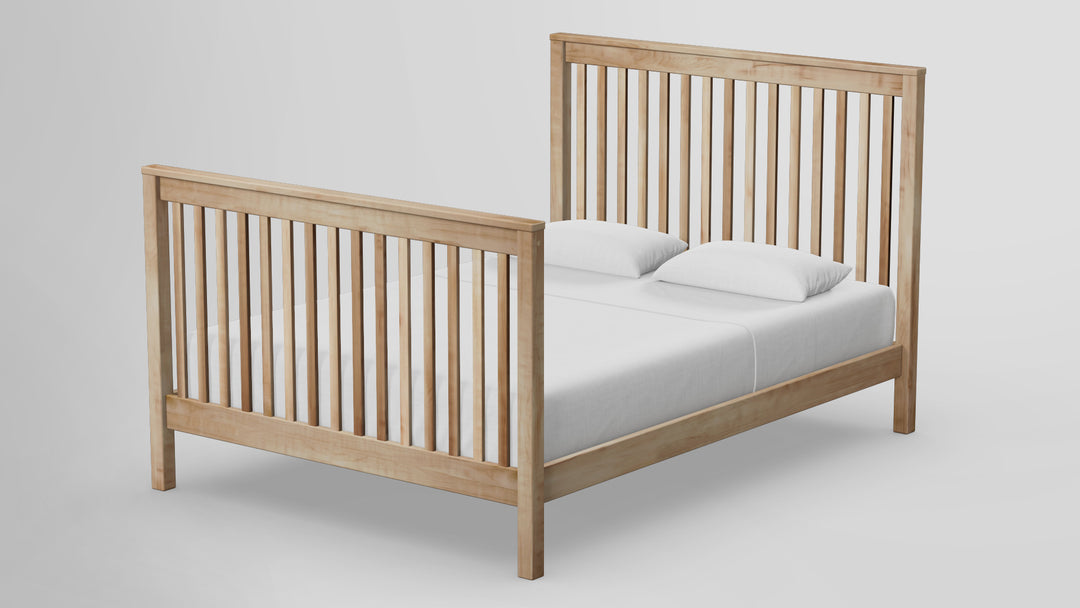 Full Bed Conversion With Standard Footboard For Footprint Slat Crib