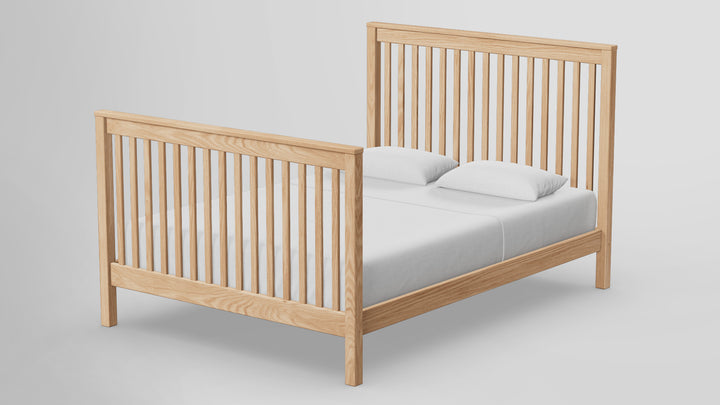 Full Bed Conversion With Standard Footboard For Footprint Slat Crib