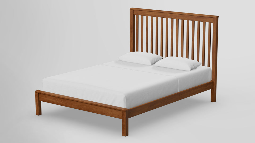 Full Bed Conversion With Low Footboard For Footprint Slat Crib