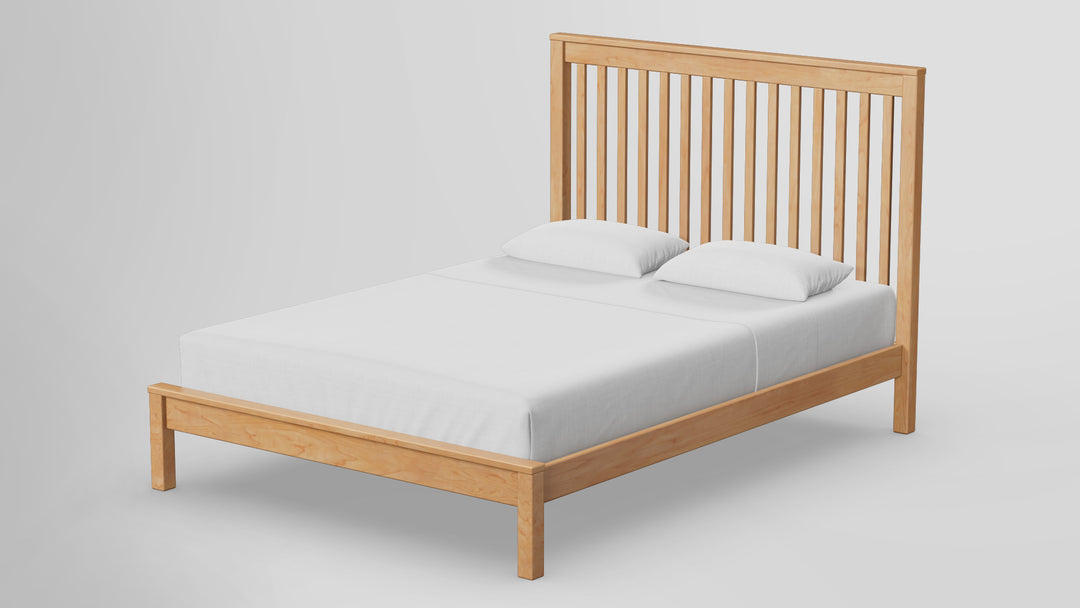 Full Bed Conversion With Low Footboard For Footprint Slat Crib