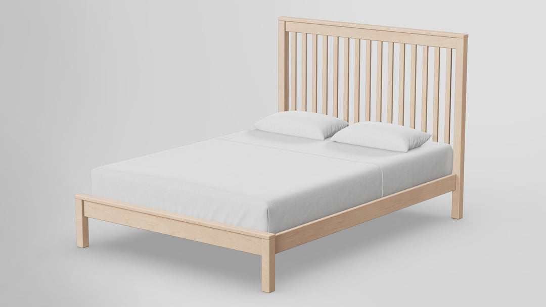 Full Bed Conversion With Low Footboard For Footprint Slat Crib