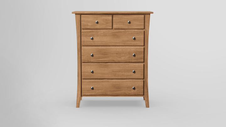 Forest Green 6 Drawer Chest