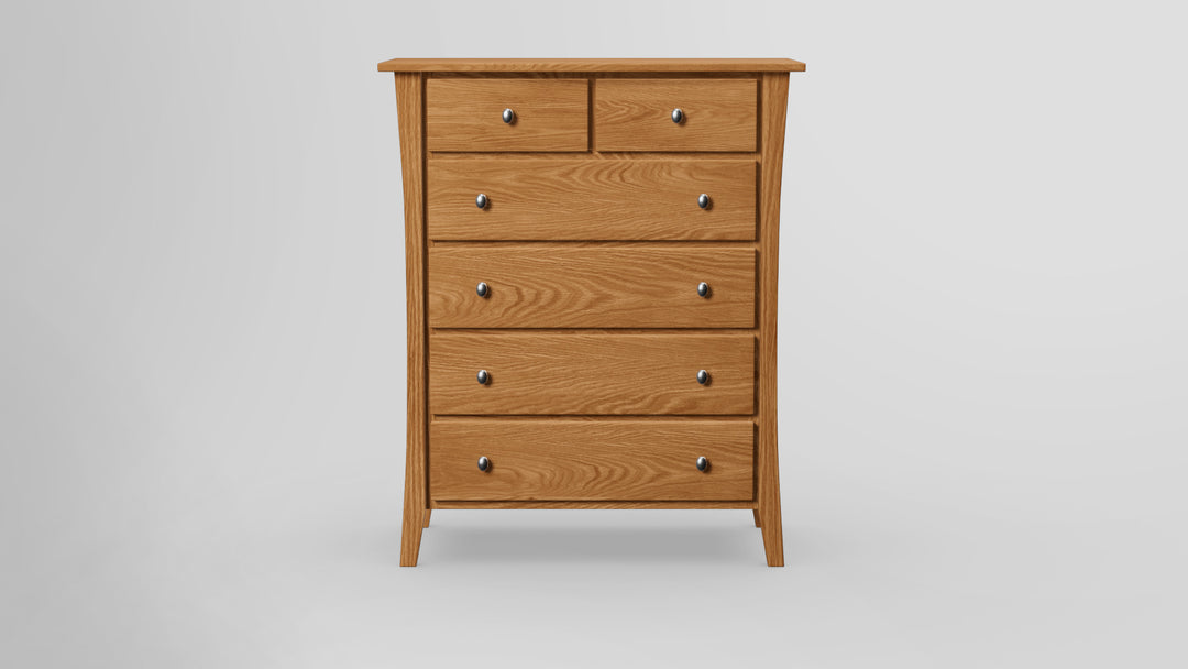 Forest Green 6 Drawer Chest