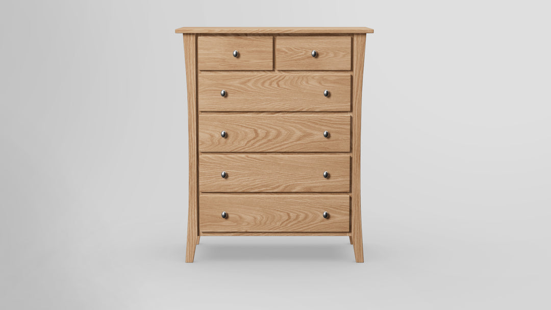 Forest Green 6 Drawer Chest